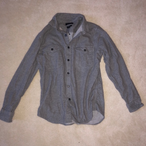 Gray Banana Republic Flannel - Picture 2 of 2